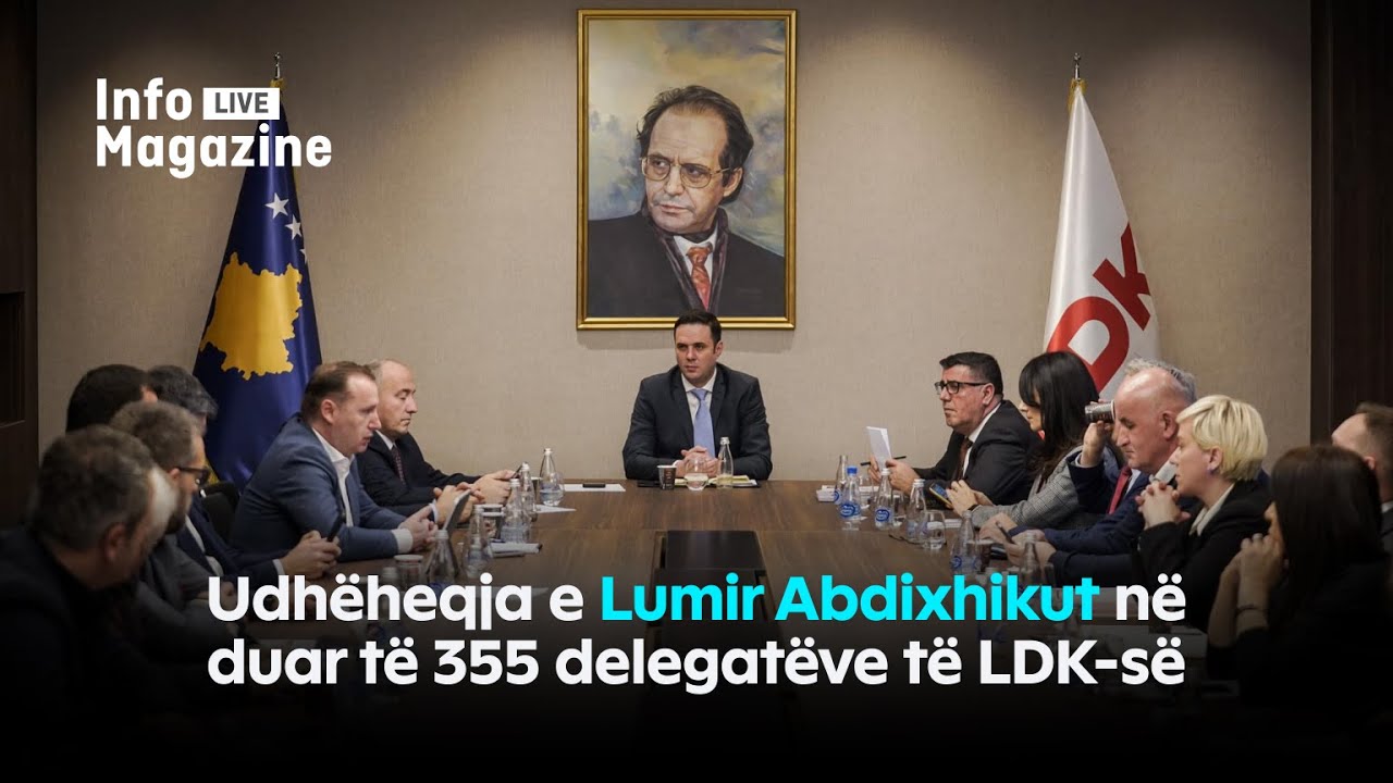 Udhëheqja e Lumir Abdixhikut në duar të 355 delegatëve të LDK-së - 31.01.2026