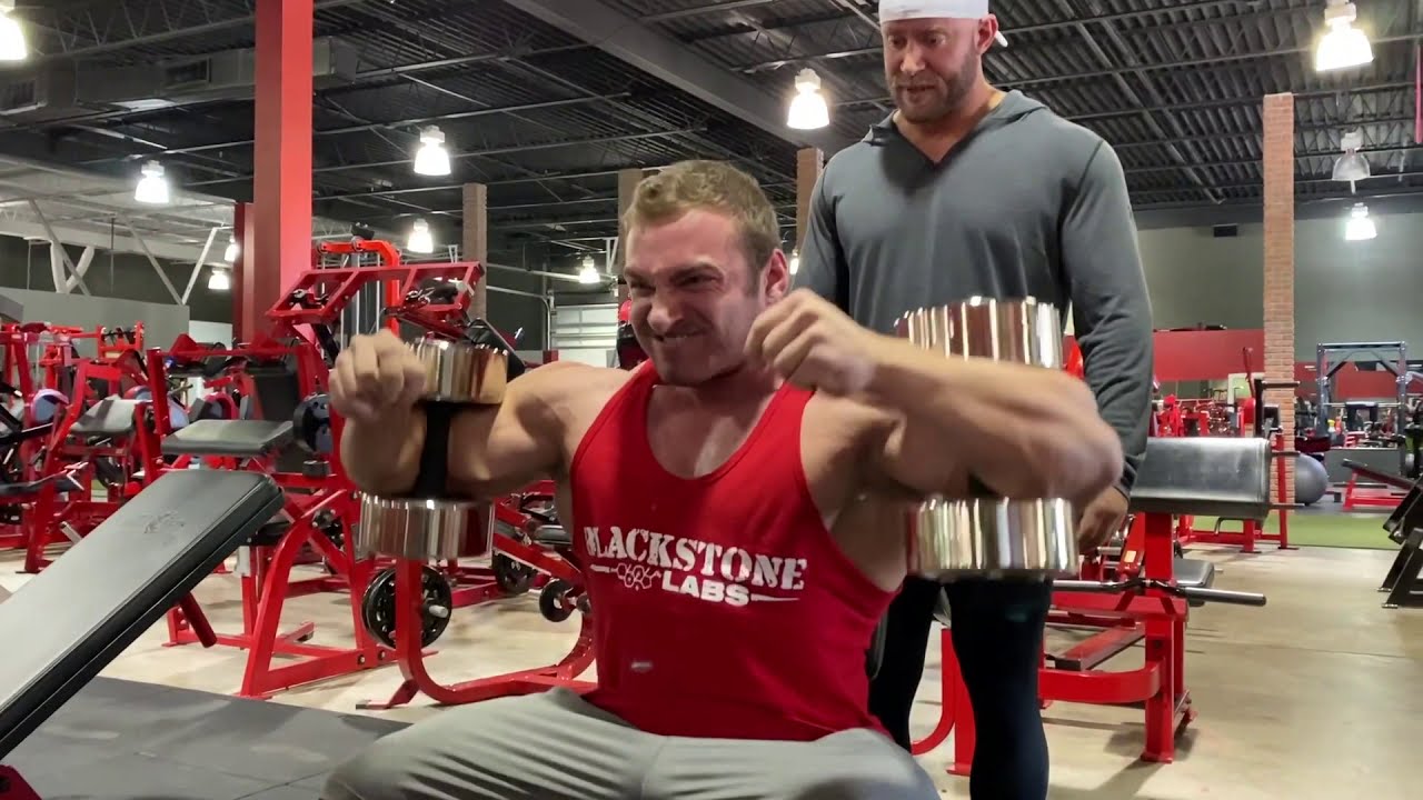 OFF SEASON SHOULDER WORKOUT | Cody Montgomery Trains at Mi40 Gym | RAW & UNCUT