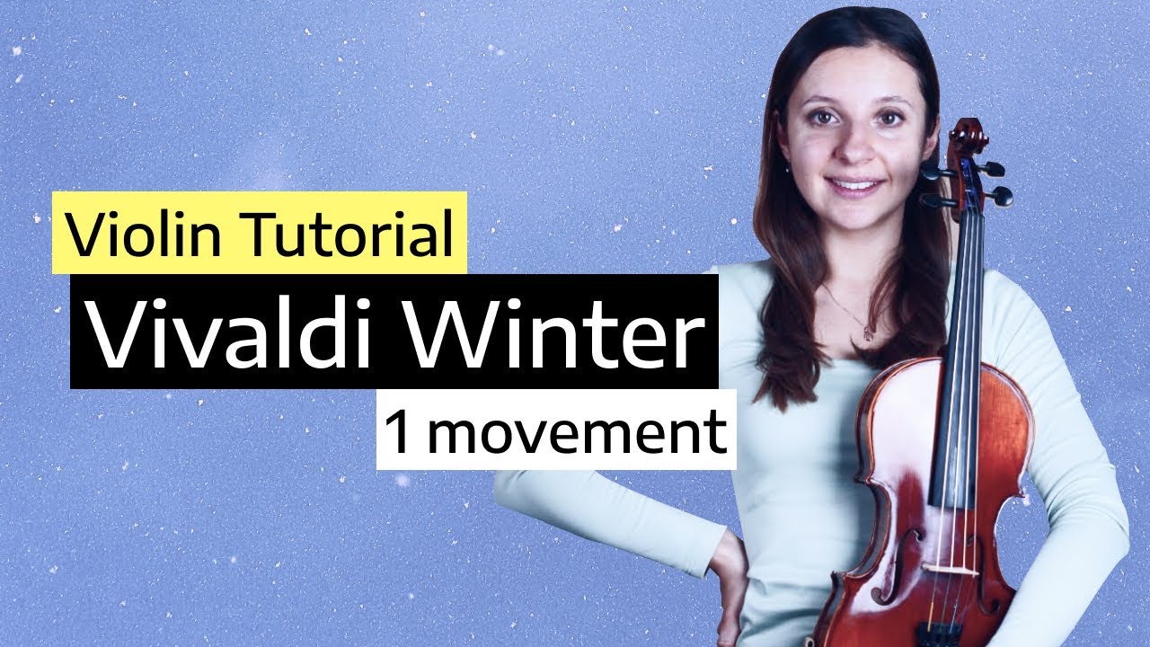 Vivaldi Winter 1 Movement Violin Tutorial