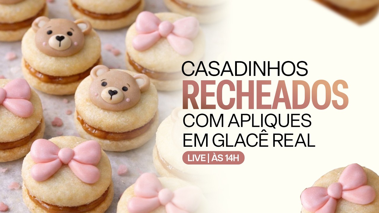 CASADINHOS RECHEADOS COM APLIQUES EM GLACÊ REAL | Lembrancinhas que Vendem! - 06/02 | 14hs
