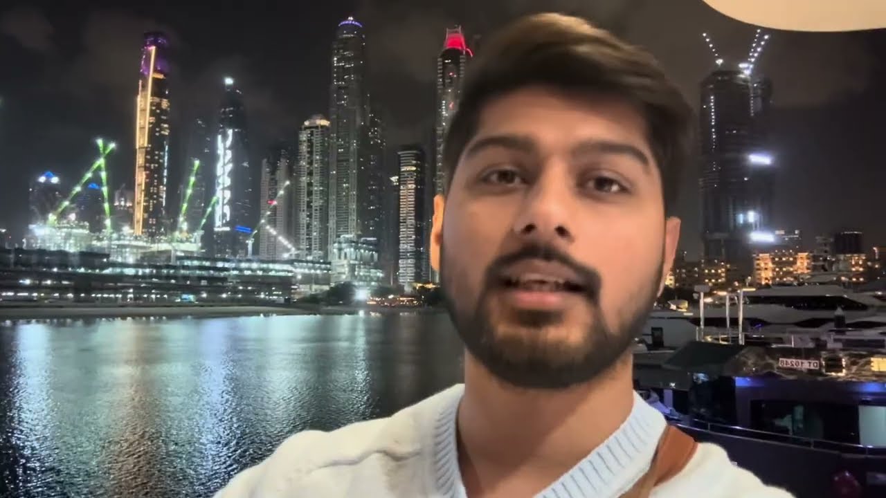 First time in Dubai!! My First cruise experience in Dubai, Skyline, Dinner and Vibes. Travel!