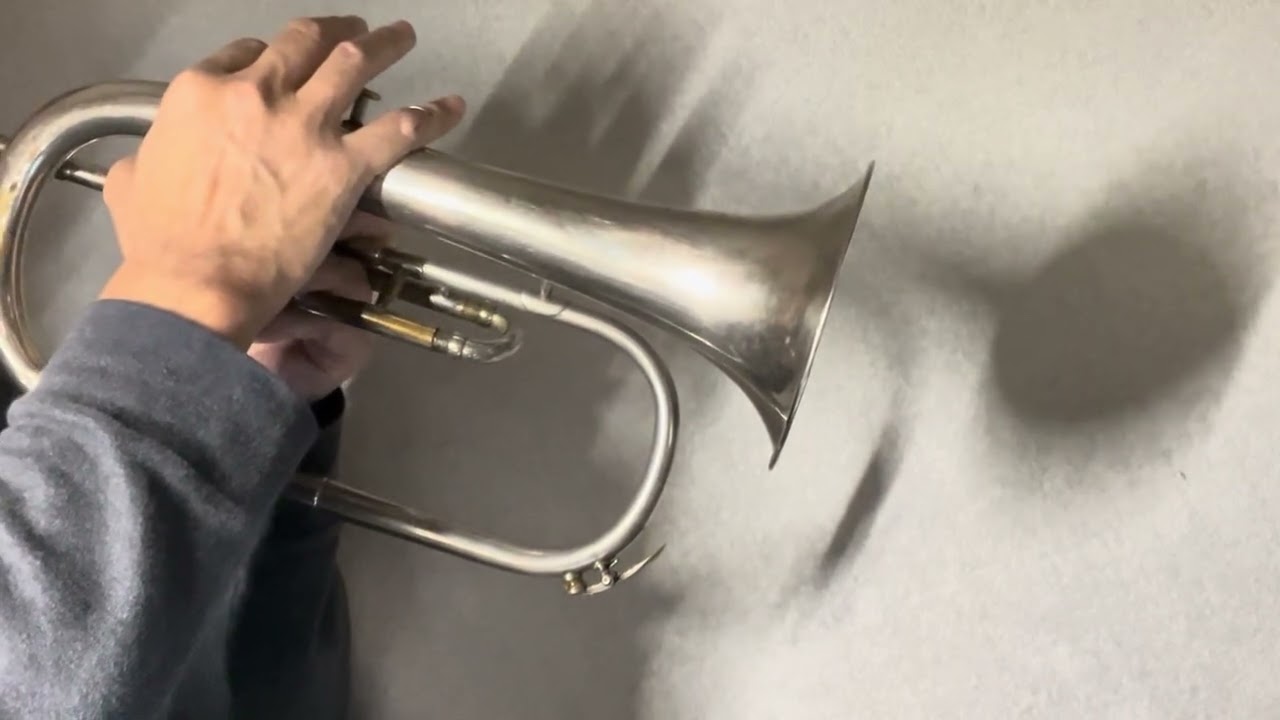  “Ivanovitch” by Flugelhorn made in France 1878 /147年前のフランス製フリューゲルホルンでフランスのシャンソンの名曲「イヴァノヴィッチ」