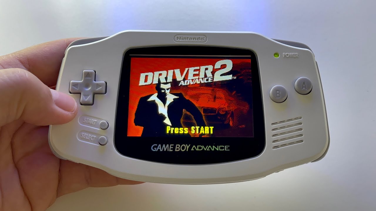 Driver 2 advance | Gameboy Advance (IPS display) gameplay