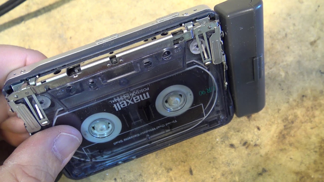 Panasonic RQ SX87V walk man with very high flutter   lets fix it