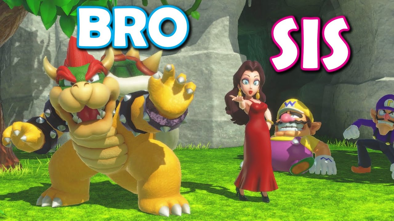 Super Mario Party Jamboree — ЕЁ ПЕРВЫЙ РАЗ ИГРАЕТ В ЭТУ ИГРУ!! (Брат против Сестрёнки)