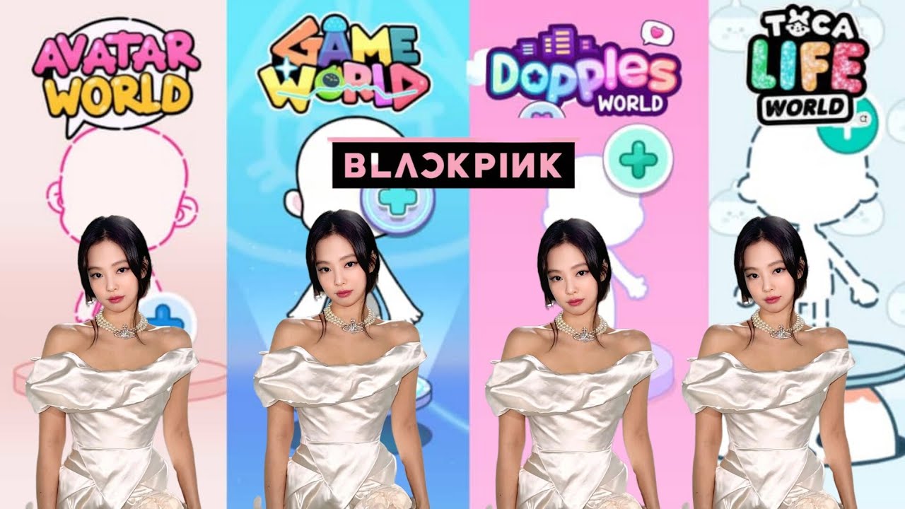 How To Make Jisoo 🖤BLΛƆKPIИK💗 in 4Gameplay #4gameplay #blackpink #jisoo #avatarworld #tocaboca 