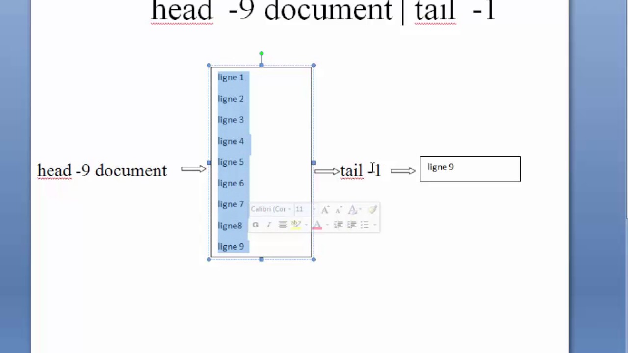 Commandes de base Linux - Ep11 - commandes head et tail + op&eacute;rateur tube | (suite)