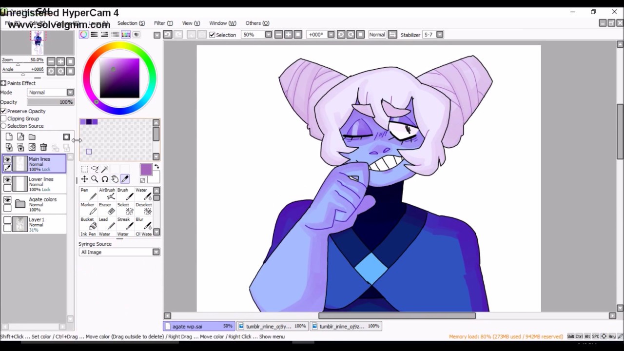 [SPEEDPAINT] Holly Blue Agate - Steven Universe