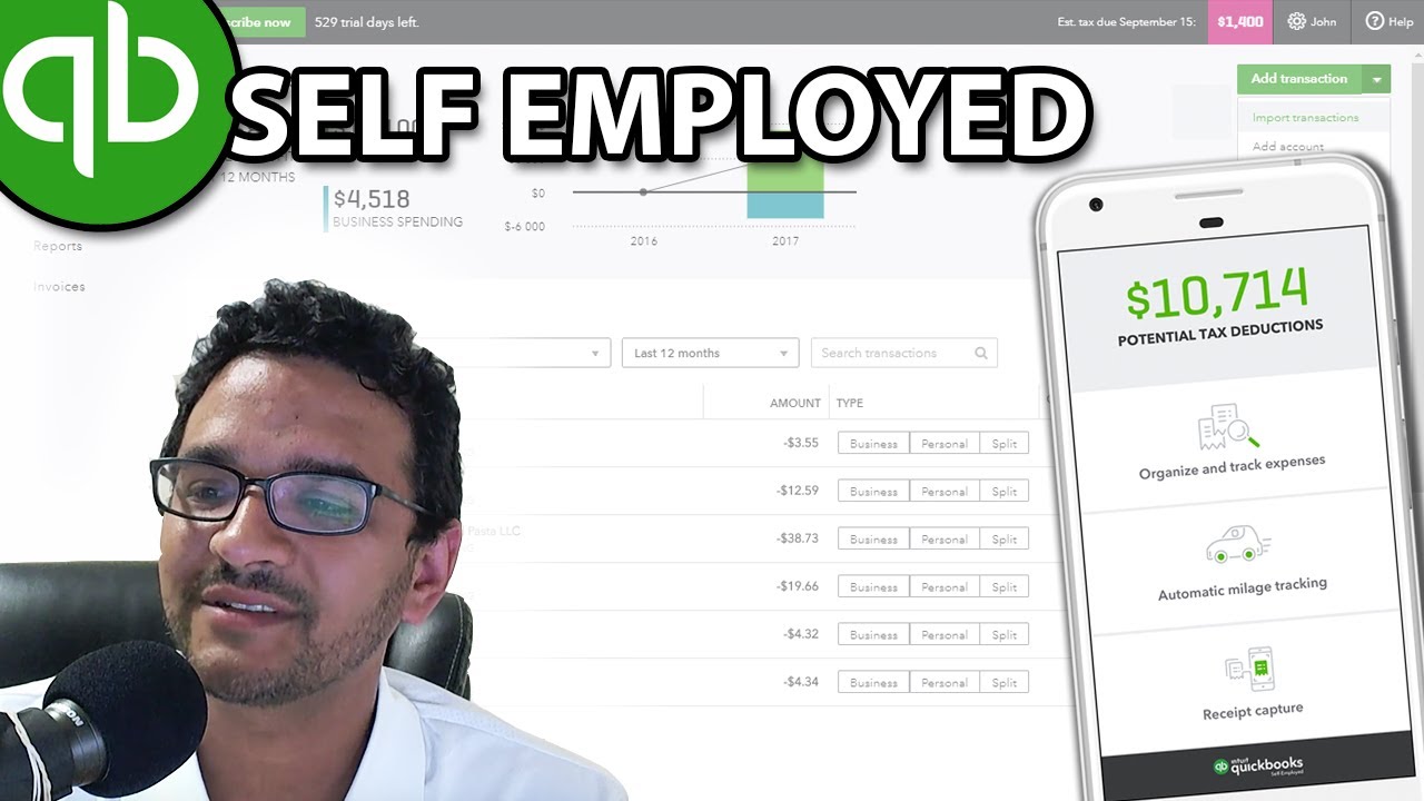 QuickBooks Self-Employed - Complete Tutorial