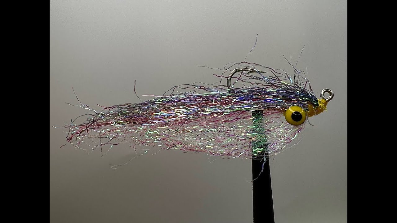 Krinklezon Klouser Streamer Fly Tying Tutorial | Magic fly tying material