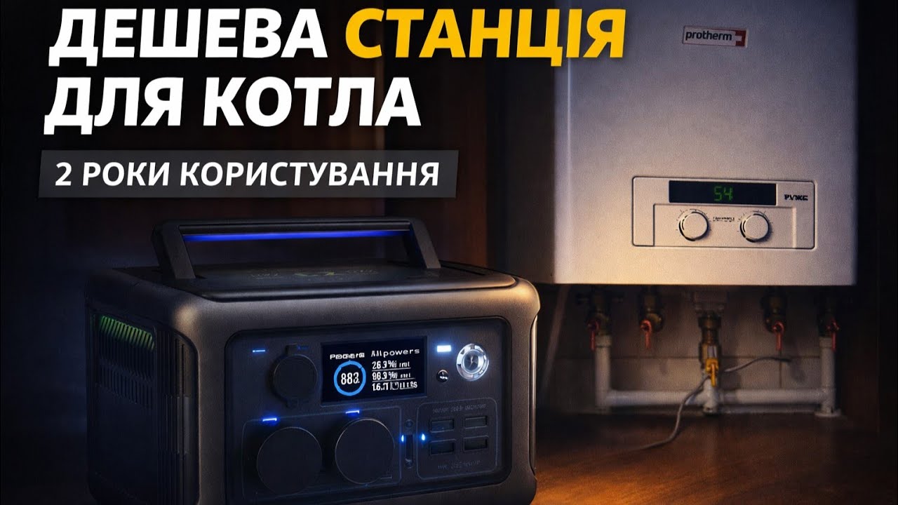 ALLPOWERS R600 Портативна зарядна станція 600W 299Wh для газового котла ДБЖ