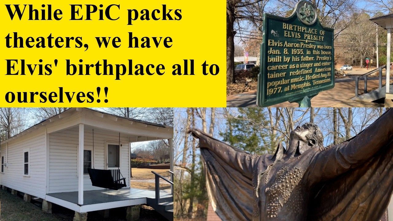Elvis Presley's Birthplace from ALL Angles on a Quiet, Beautiful February 2026 Day in Tupelo