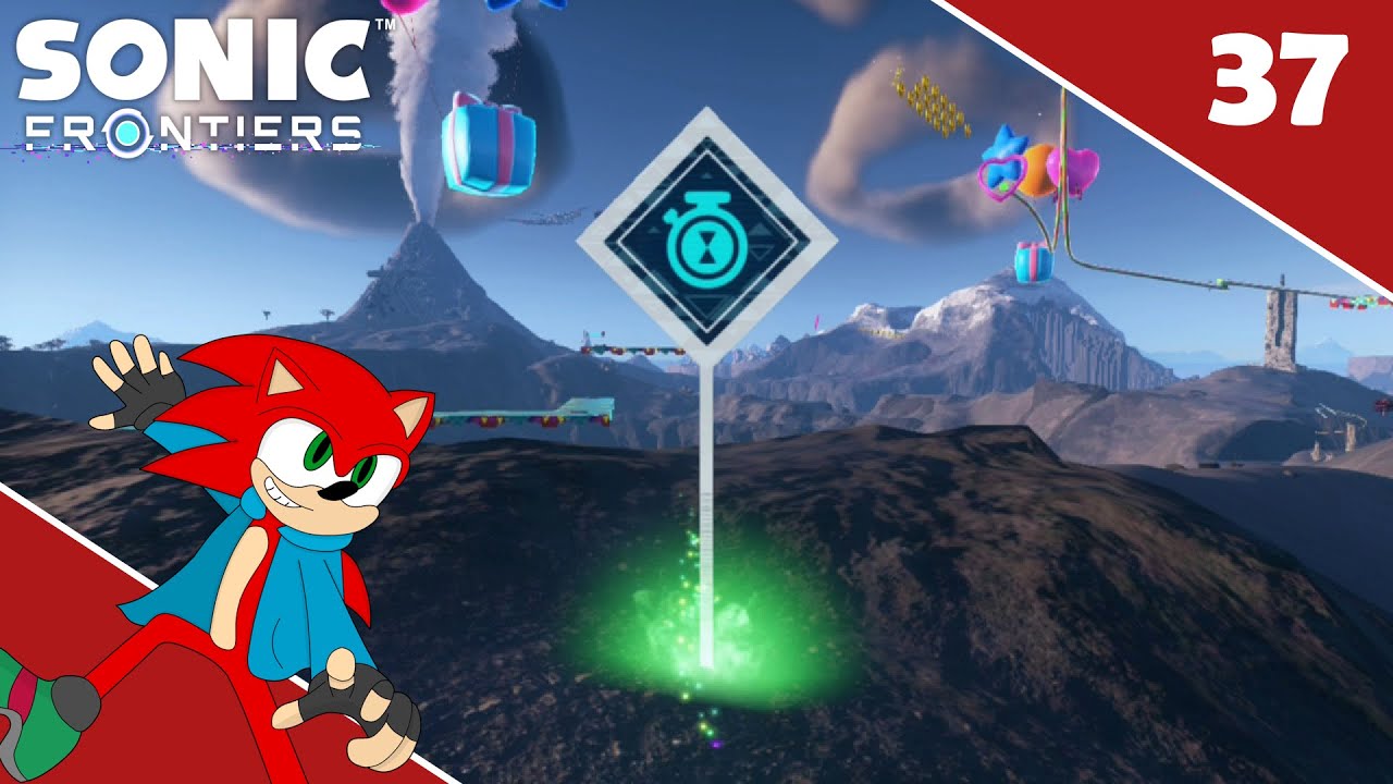 Let's Play Sonic Frontiers Part 37: Chaos Island Action Chain Challenge