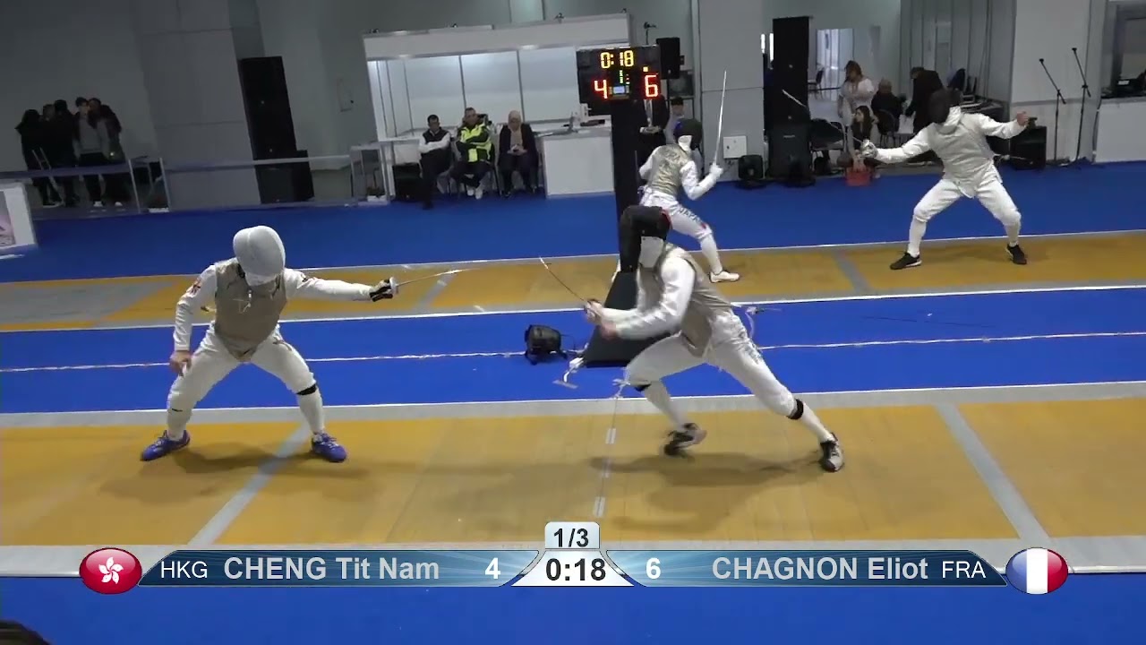 2023 Day04 T16 02 M F Individual Junior Plovdiv BUL CHM YELLOW CHENG HKG vs CHAGNON FRA