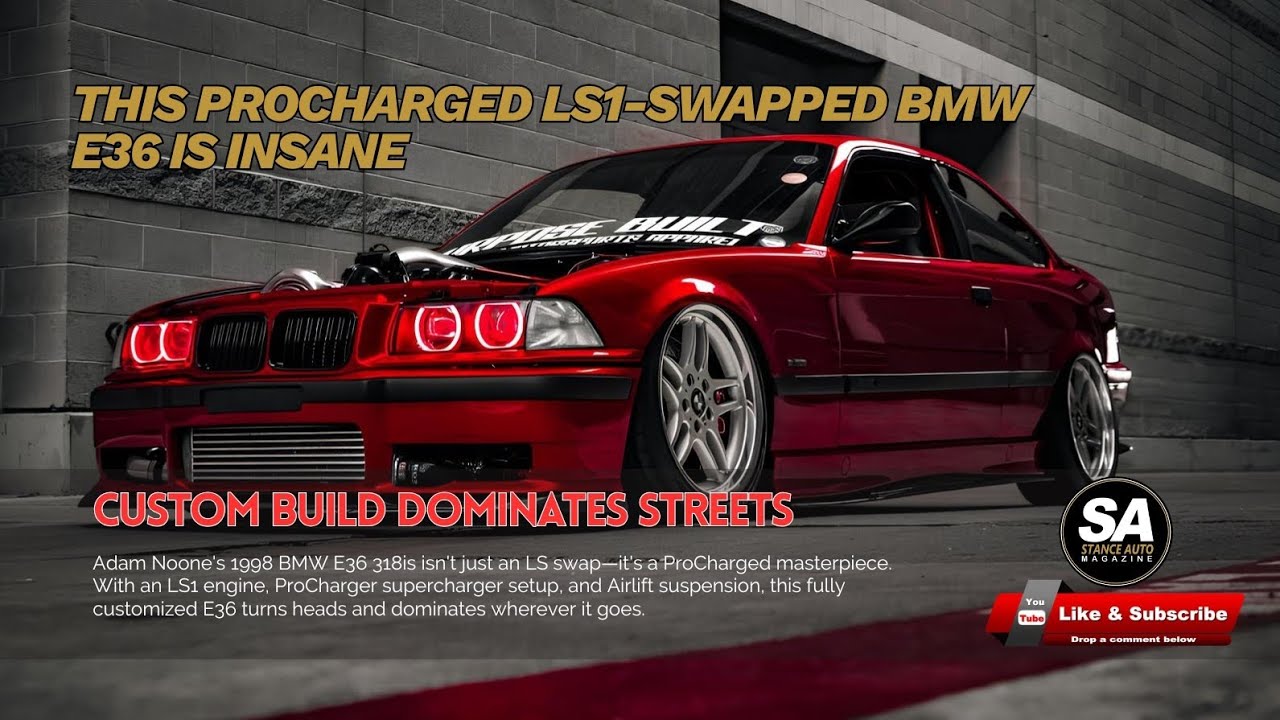 This ProCharged LS1-Swapped BMW E36 is INSANE | Custom Build Dominates Streets