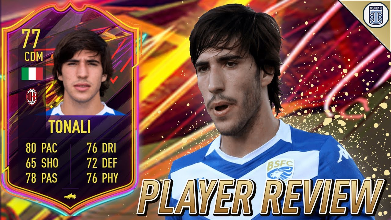 77 OTW TONALI PLAYER REVIEW! - AC MILAN SBC PLAYER - FIFA 21 ULTIMATE TEAM