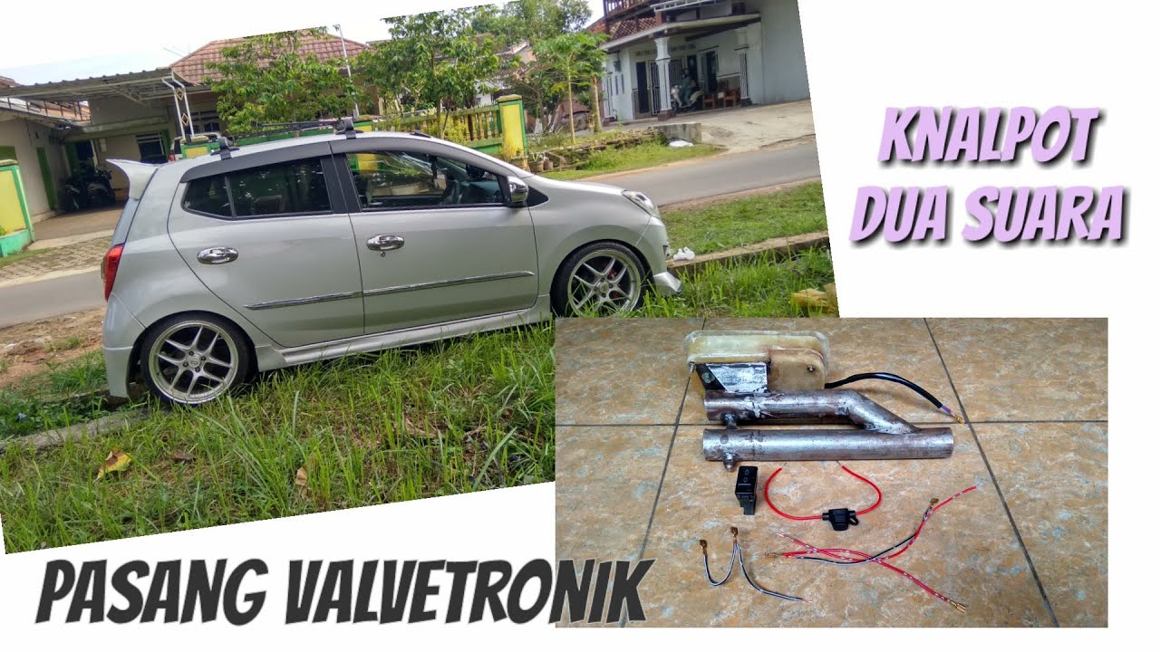 Cara memasang valvetronik (knalpot dua suara)