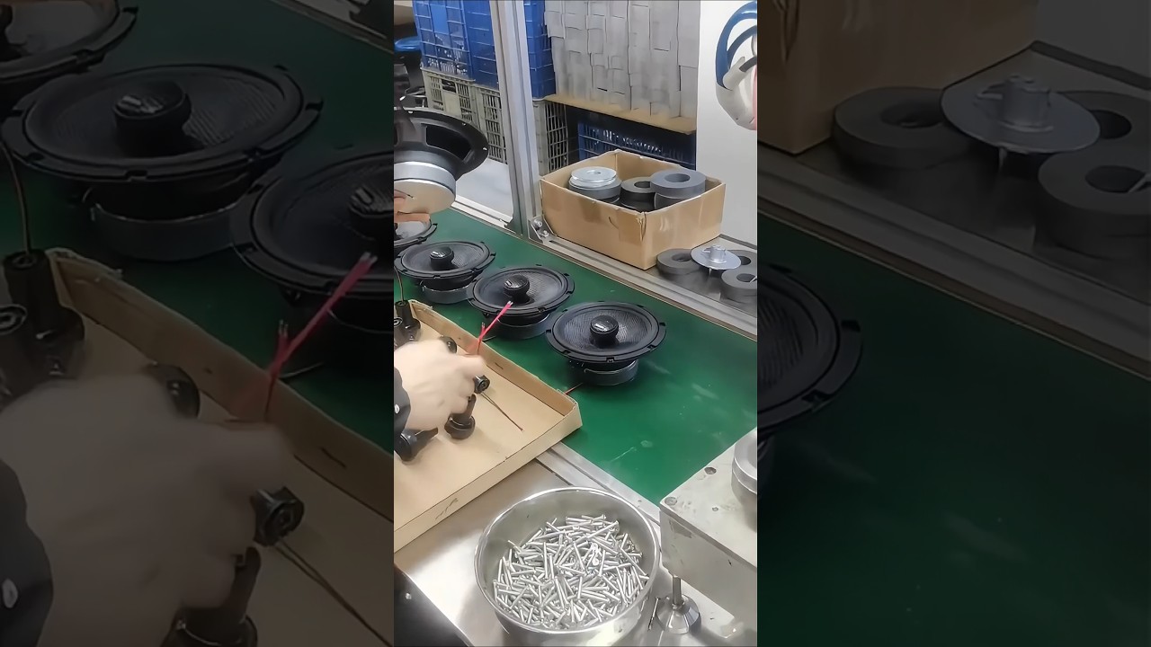 Coaxial speaker tweeter installation line