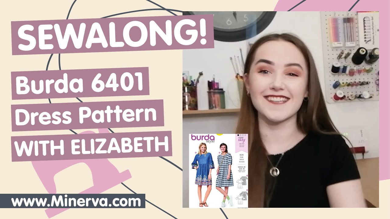 Minerva Sew-Along - Burda 6401 Dress Pattern