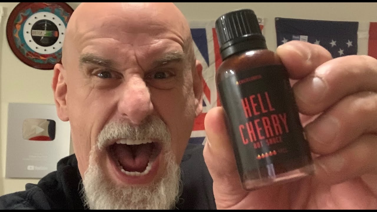 Hell Cherry Hot Sauce by Chili Club Nsk in Russia! THIS IS NO JOKE! HOTTEST SAUCE I'VE HAD IN A MIN!