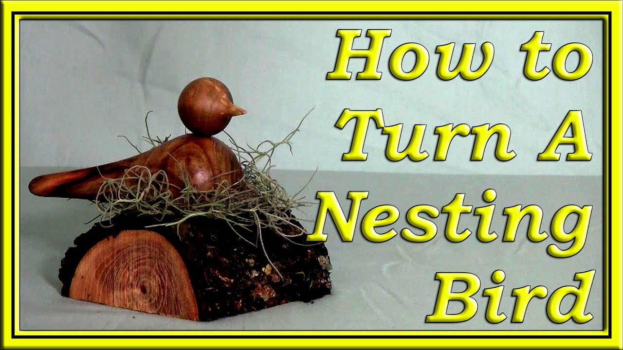 Woodturning A Nesting Bird on a wood lathe #woodturning #woodworking