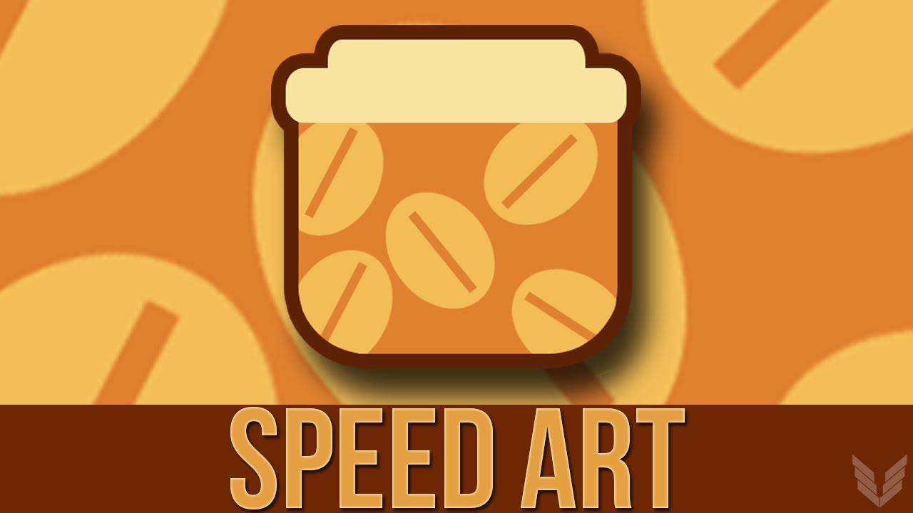Speed Art | Coffe Fast-Food ~ Flat Design