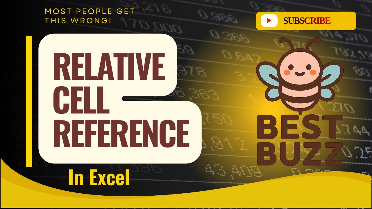 what is Relative cell reference in Excel?