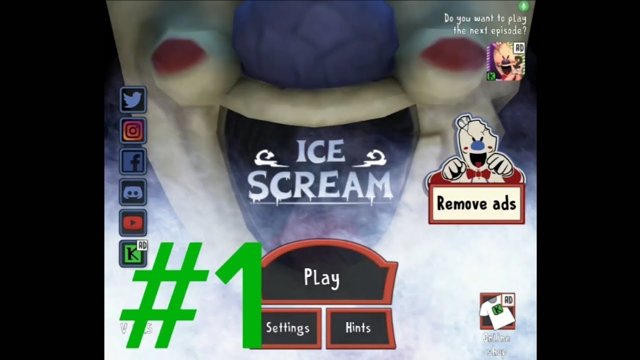 ايس سكريم #1 ice scream