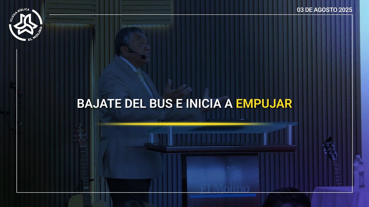 Bajate del bus e inicia a empujar | Pastor Manuel Puerto