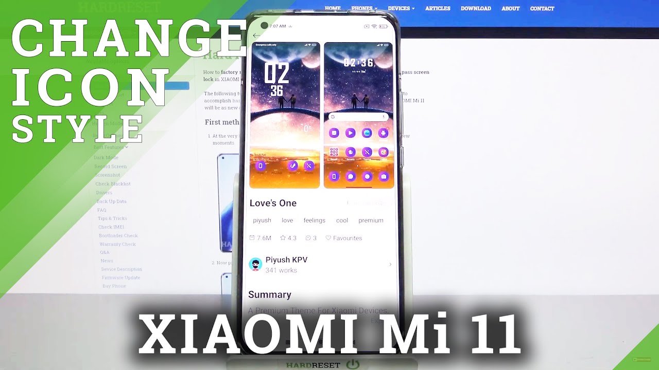 How to Change Icon Style on XIAOMI Mi 11 &ndash; Customize Icons