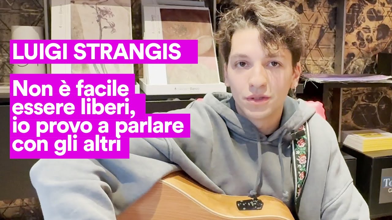 Luigi Strangis: “Nella società oggi non è facile essere liberi, io provo a parlare con gli altri”