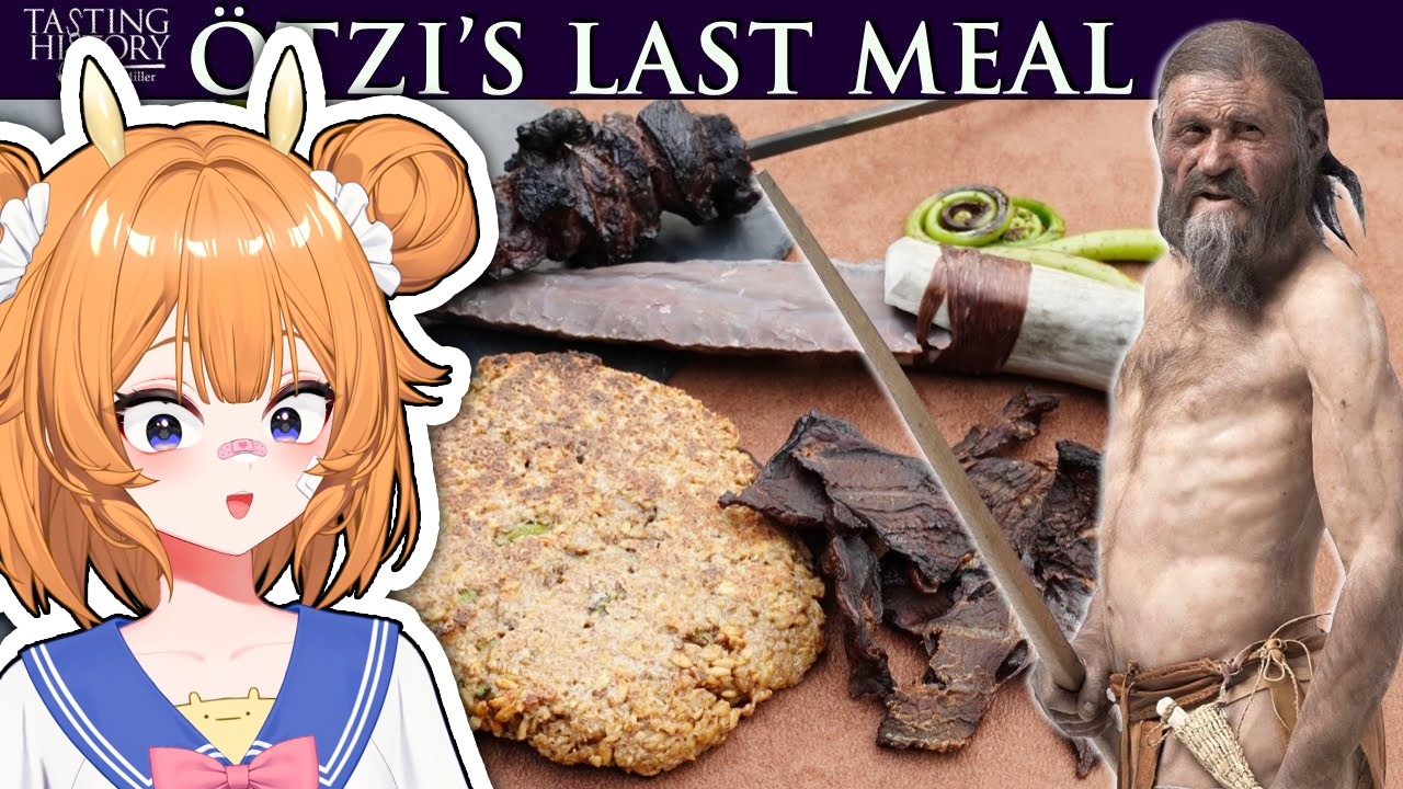 THIS was &Ouml;tzi's LAST MEAL... | Tasting History Max Miller Reaction