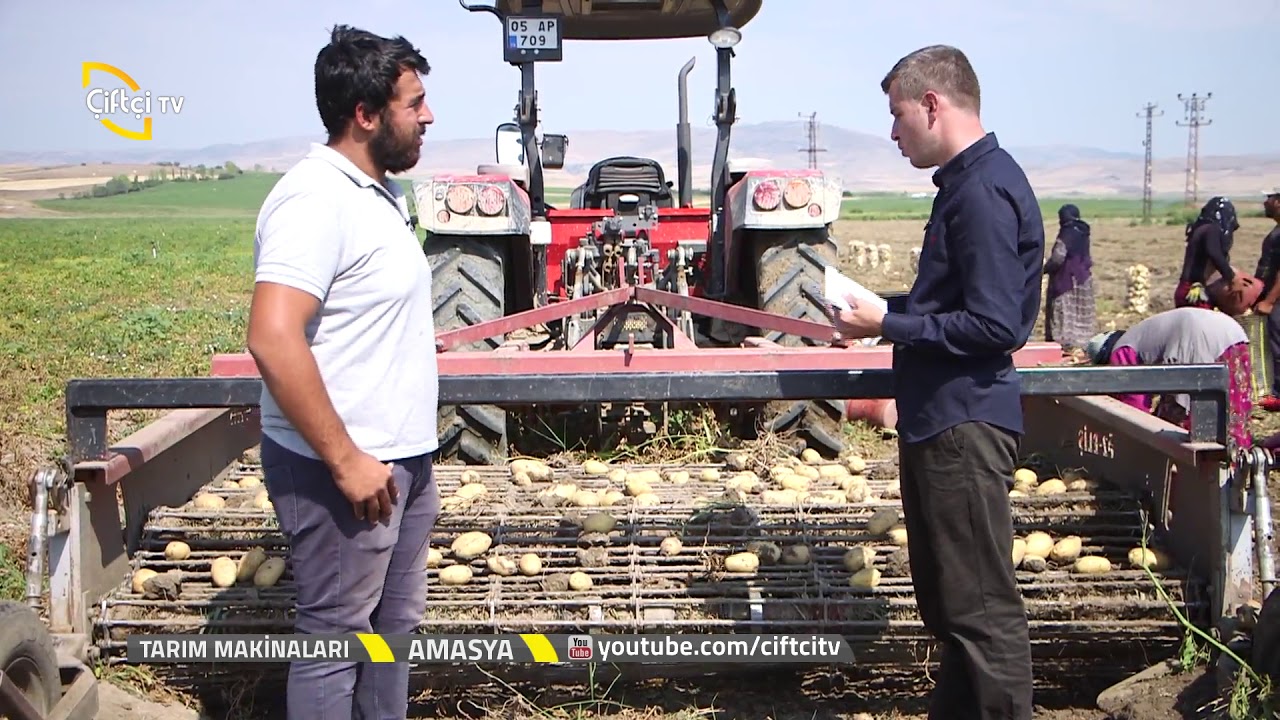 Tarım Makinaları/Oluzlu Tarım/4 Sıralı Patates Hasat Makinası