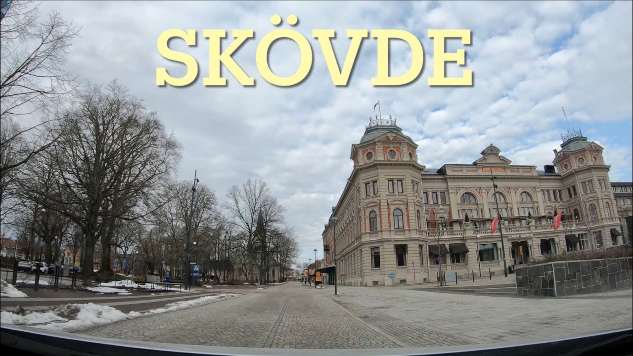 Kör runt i Skövde / Dashcam video