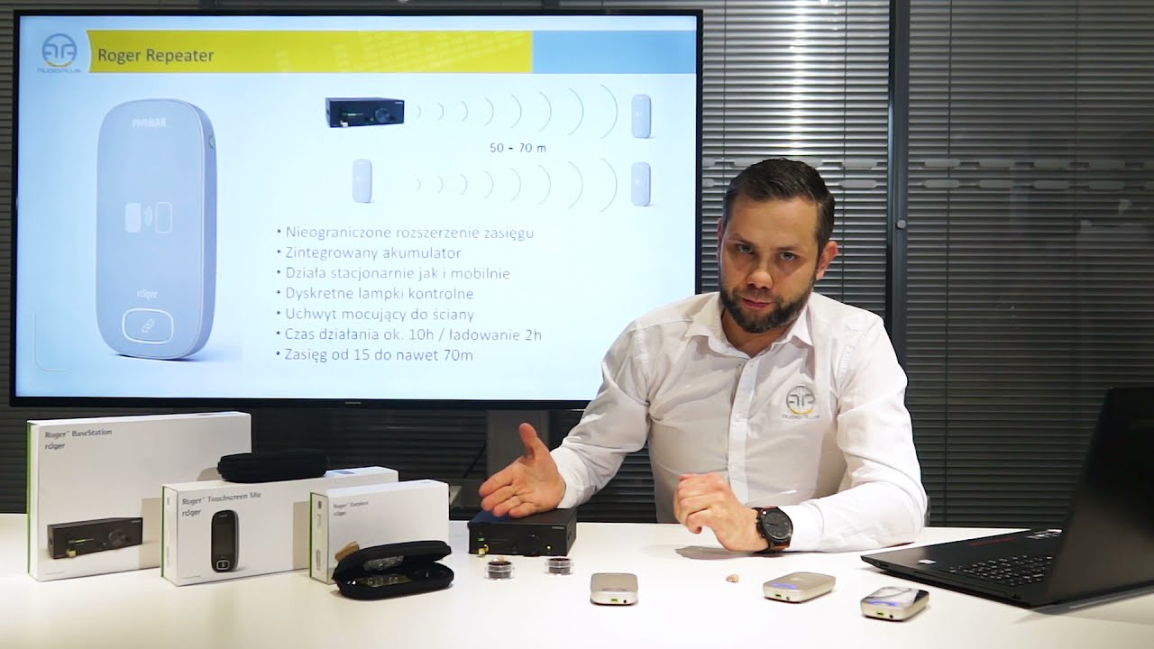 Prezentacja systemu monitoringu dousznego Phonak Roger