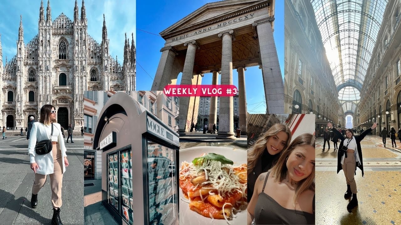 WEEKLY VLOG #3 - MILAN 🇮🇹 TRIP