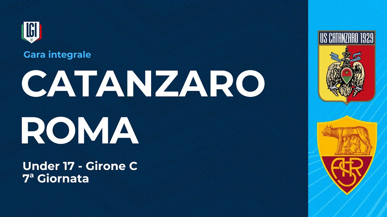 Catanzaro-Roma, 8ª giornata Campionato U17