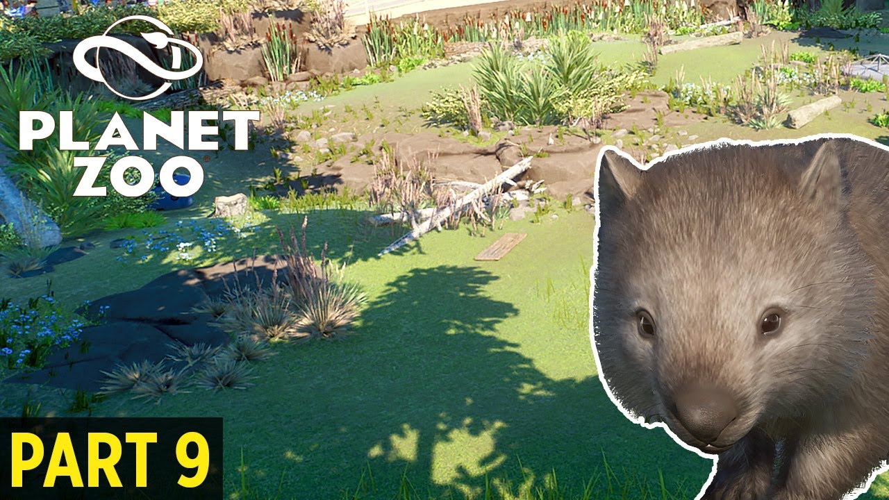 Starter Zoo Speed Build in Franchise Mode Part 9 | Common Wombat Habitat | Planet Zoo