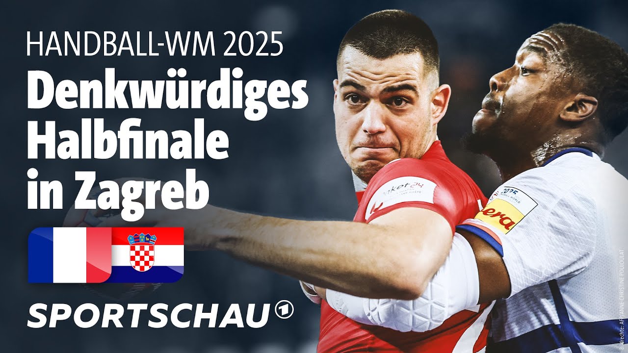 Frankreich - Kroatien Highlights | Handball-WM 2025 | Sportschau