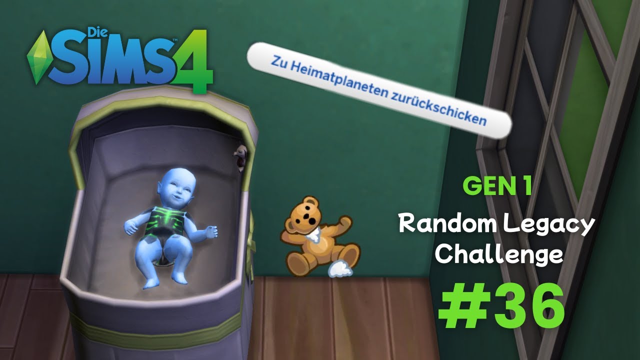 [Sims 4] #36 - Wir bekommen ein Alien-Baby! - Random Legacy Challenge | Gen 1 | [DEU/GER]