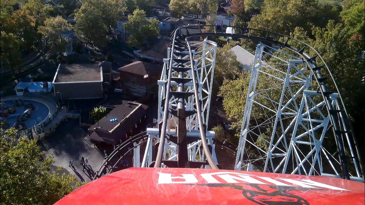 Ninja POV Janky Looping Coaster, Six Flags St Louis, Eureka MO