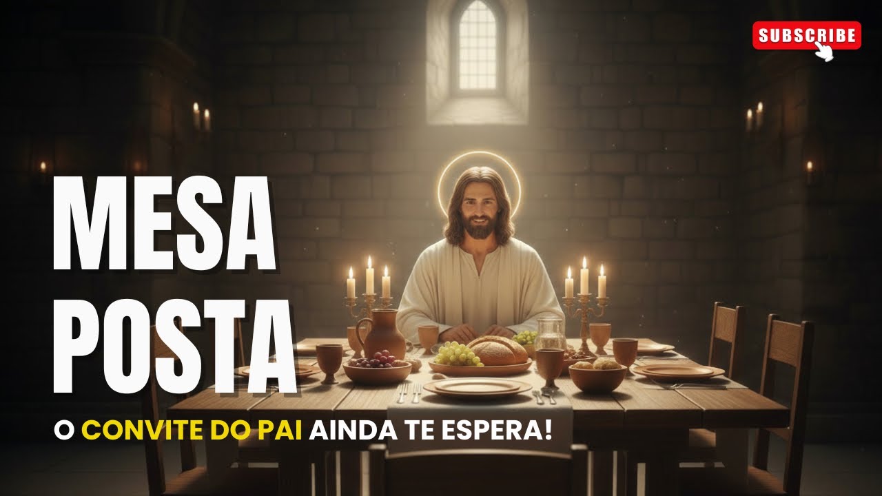 MESA POSTA - O convite do Pai ainda te espera. | Resgate em Foco