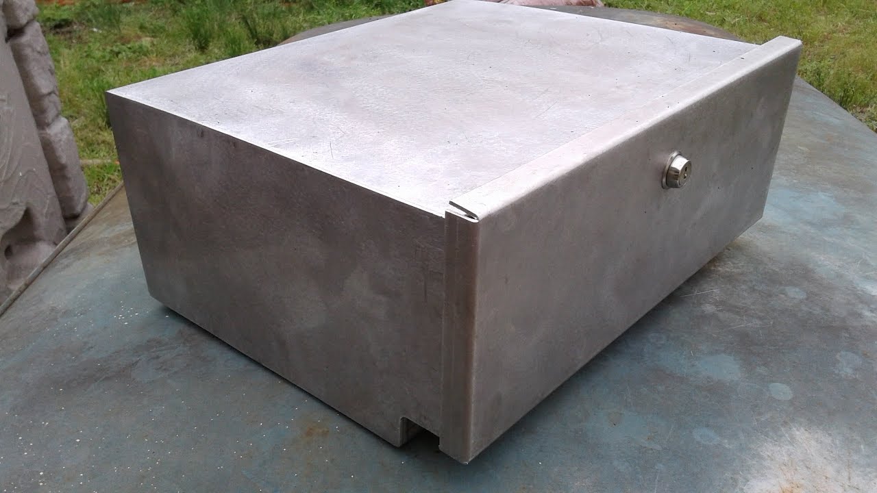 Making an aluminum storage box for my VW Bus - Short Version