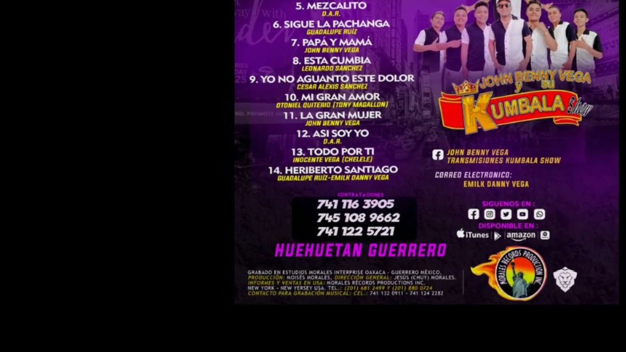 Papa y Mama - John Benny Vega y su Kumbala Show