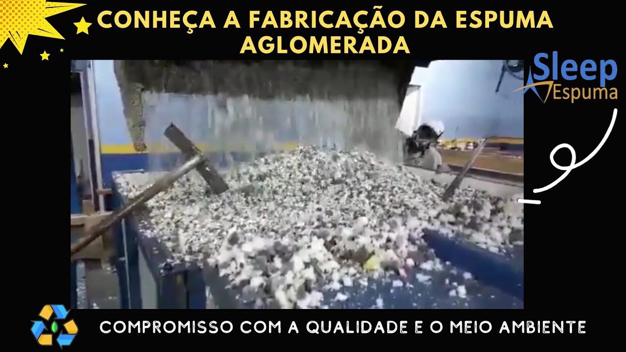 Como é Fabricada a Espuma Aglomerada