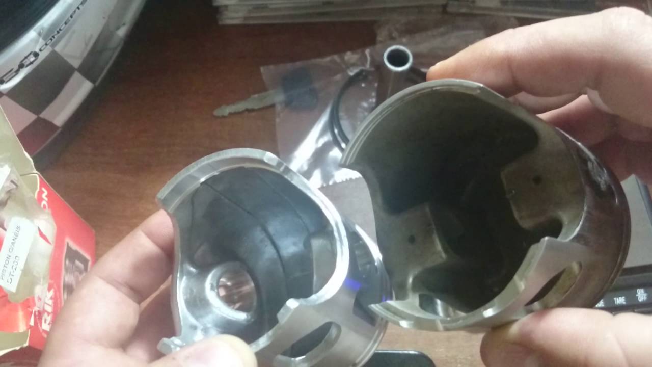 Pistão forjado WISECO 0,50 vs fundido RIK 0,75 - Peso e acabamento.
