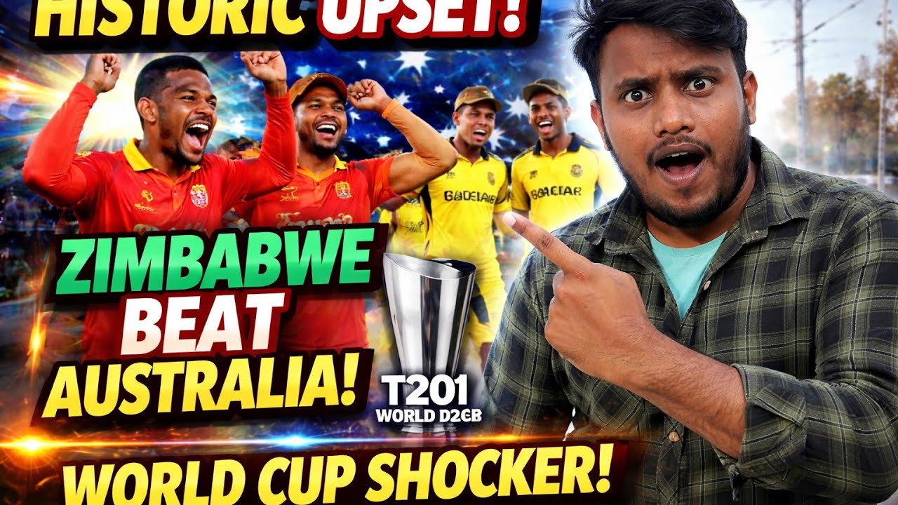 2026 T20I World Cup, Zimbabwe VS Australia: Big upset! Zim won against Australia in the World Cup 
