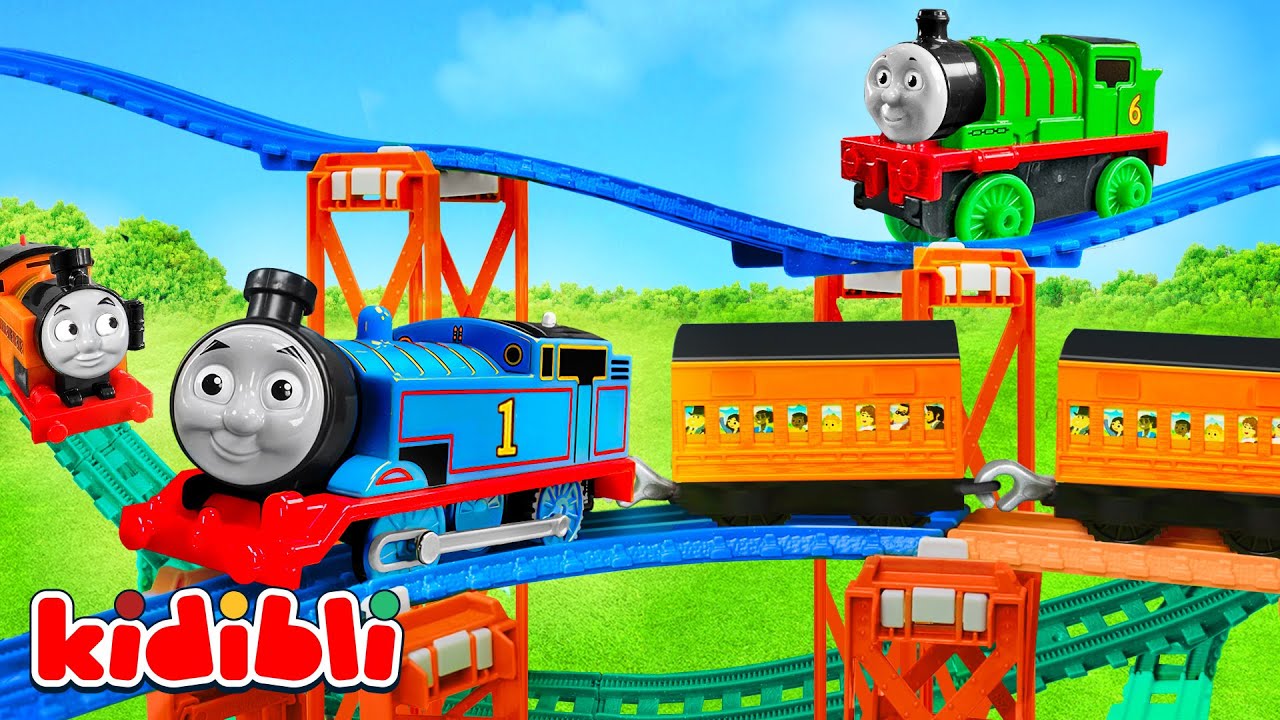 Gran aventura de Thomas el Tren 🚂 Circuito de Tren, Looping y Juguetes Trenes para Ni&ntilde;os | Kidibli