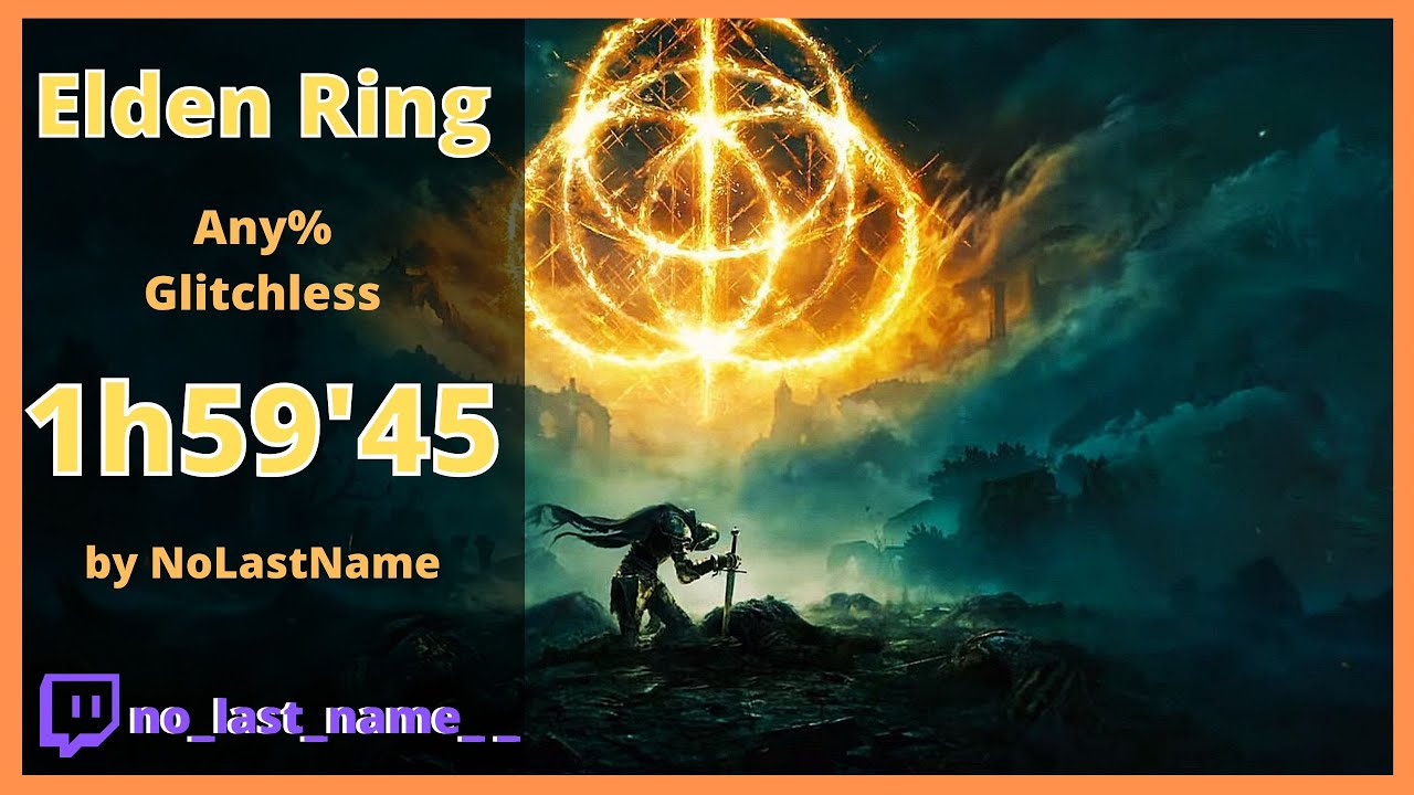 SpeedRun Elden Ring 1h59'45 IGT Any% Glitchless
