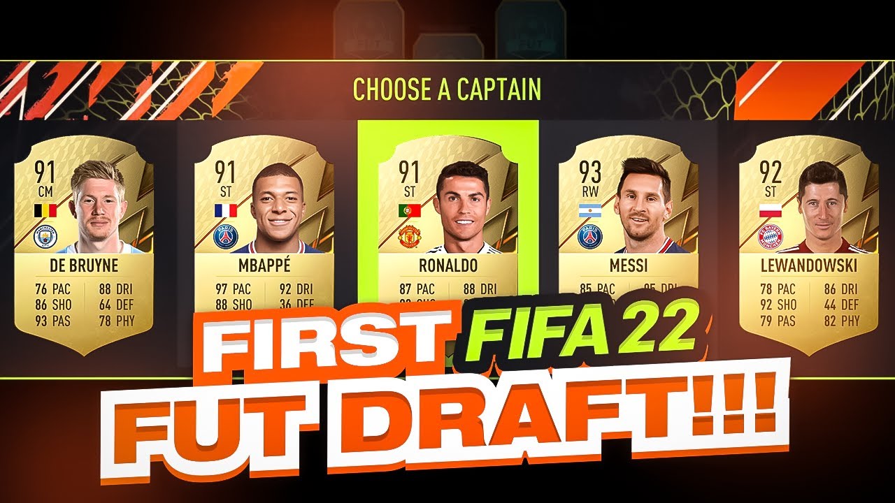 MY FIRST FIFA 22 FUT DRAFT!!! FIFA 22 Ultimate Team